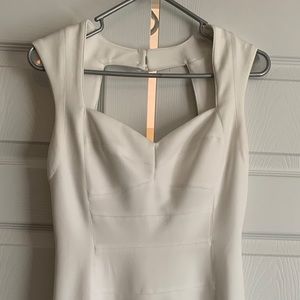 White House black market fitted dress